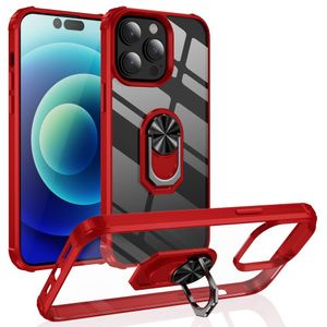 Case with Ring Holder for iPhone 14 Pro Max case - Red