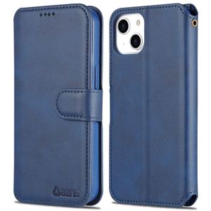 AZNS PU Leather iPhone 14 Cover - Blue
