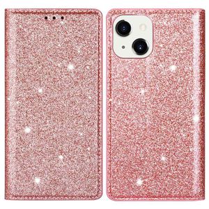 Glitter Sequins Cover for iPhone 14 - Rose Gold