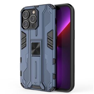 Kickstand Hybrid Case for iPhone 14 Pro Max case - Blue