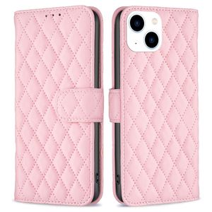 BF Rhombus Pattern Cover for iPhone 14 cover - Pink