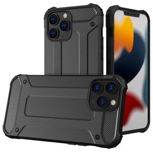 IPhone 14 Pro Max TPU + PC Anti-wear Dust-proof case - Black