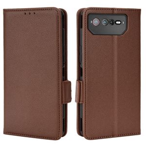 Asus ROG Phone 6 5G/ Phone 6 Pro 5G Stand Feature Etui - Brun