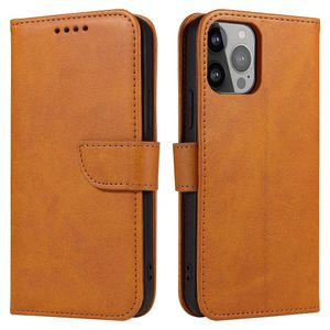 Calf Texture iPhone 14 cover - Light brown