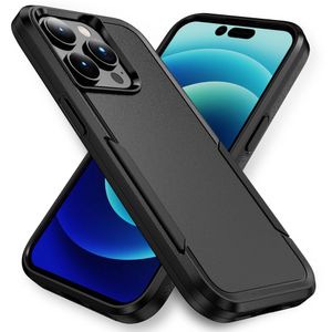 IPhone 14 Pro Max Scratch Proof PC + TPU Back case - Black
