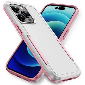 IPhone 14 Pro Max PC + TPU case - White/Pink
