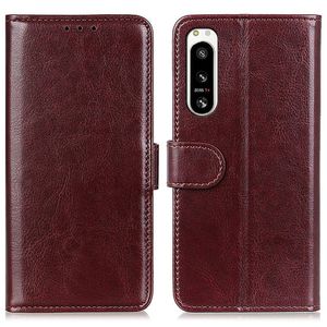 Sony Xperia 5 IV 5G Flip Wallet cover - Brown