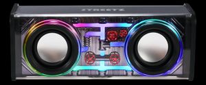 STREETZ Bluetooth-højttaler med TWS og LED-lyseffekter, 10 W