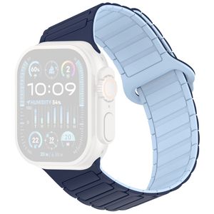 Apple Watch 42/41/40/38mm Klockarmband i Silikon Magnetisk Loop - Blå
