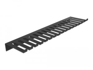 Delock kabelholder til vægmontering 325 x 90 x 25 mm – sort
