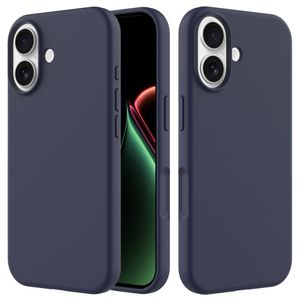 iPhone 17 Silicone Phone Case - Dark Blue