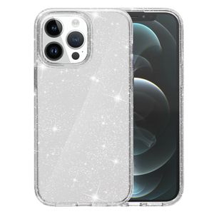 AMORUS iPhone 12 Pro Max Cover Glitter - Hvid