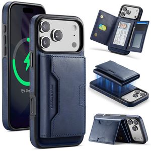 MAGKING iPhone 18 Pro Max/17 Pro Max MagSafe Kuori irrotettavalla lompakolla - Sininen