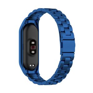 Stainless Steel Watchband for Xiaomi Mi Band 5 & 6 - Blue