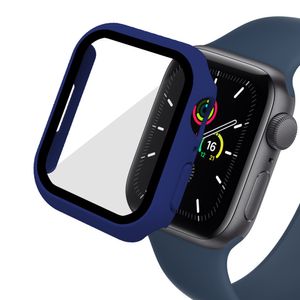 ENKAY 2-i-1 Skal + Skärmskydd för Apple Watch 8 & 7 41mm - Blå