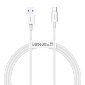 Baseus Superior USB-kabel USB Type C 66 W 6A 1 m Vit