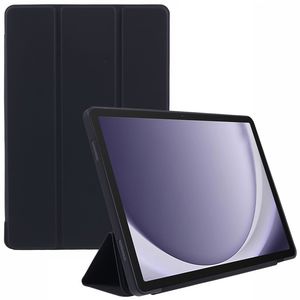 Samsung Galaxy Tab A11 Plus Etui Tri-Fold PU-lær og TPU - Svart