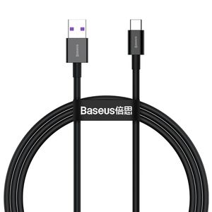 Baseus Superior USB til USB-C kabel 66 W 1 m sort – hurtigoplader & data