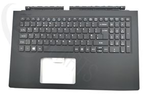 Acer N7-592G Keyboard (UK-ENGLISH) BL & Upper Cover (BLACK) (WITH LIGHT BAR)