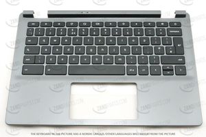 Acer C731/C731T Keyboard (US-ENGLISH INTERNATIONAL) & Upper Cover (IRON GRAY)