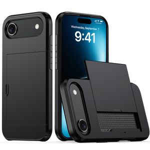iPhone 17 Air Kuori, Korttipaikka - musta