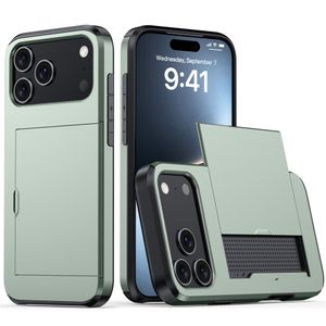 iPhone 17 Pro Max Deksel med kortspor - Grønn