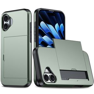 iPhone 17 Deksel med kortspor - Grønn