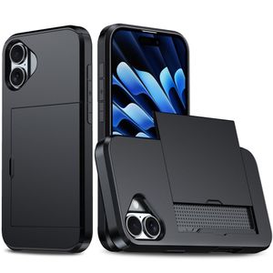 iPhone 17 Deksel med kortspor - Svart