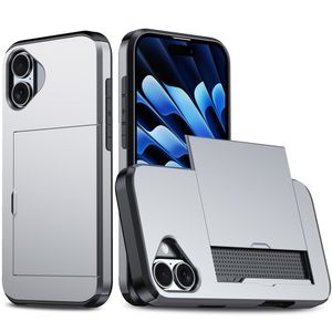 iPhone 17 Deksel med kortspor - Grå