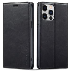 LC.IMEEKE iPhone 13 Pro Max Lompakkokotelo RFID-estävä – Musta