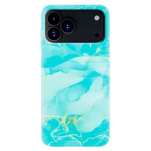 iPhone 18 Pro/17 Pro Cover Marmormønster TPU - Blå