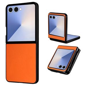 Samsung Galaxy Z Flip7 5G cover i PU-læder - Orange