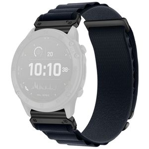 Garmin Fenix 8 Pro/Quatix 8 51mm Nylon Sport Klokkereim - Mørkeblå