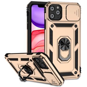iPhone 11 Pro Cover med Ringholder - Guld