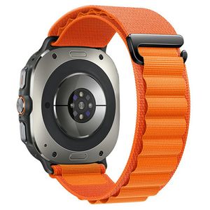 Samsung Galaxy Watch Ultra 47mm Kellonranneke Nylon – Oranssi