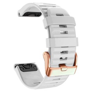 Garmin Fenix 7S/6S/5S/Instinct 2S etc. Silicone Watch Band - White