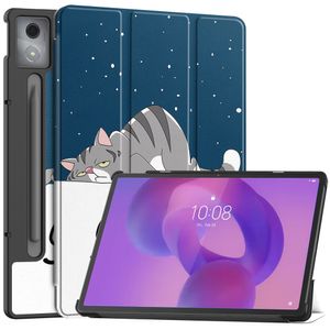 Lenovo Idea Tab Pro Etui Stativ med trykk – Blå