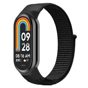 Xiaomi Smart Band 9 NFC/9/8 NFC/8 Urrem Nylon – Sort
