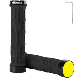 Rockbros cykelgrepp med reflex - svart