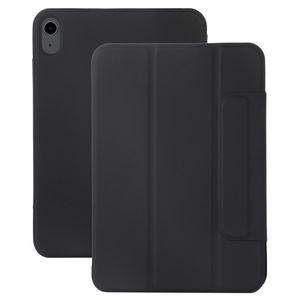 iPad A16 11" 2025/10.9" 2024 Tri-fold flip cover i kunstlæder - Sort