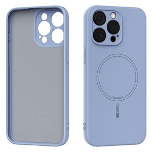ABEEL iPhone 13 Pro Max MagSafe-yhteensopiva Silikonikuori - Sininen