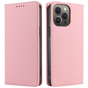 iPhone 14 Pro Max RFID Blocking Wallet Cover - Pink