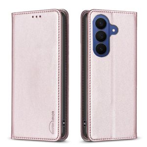 BINFEN COLOR Samsung Galaxy A37 5G Plånboksfodral Stativ Korthållare - Roséguld