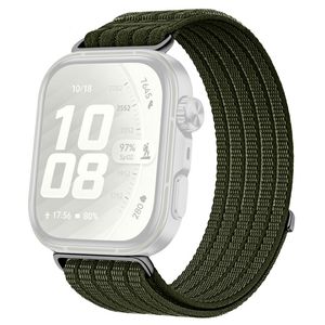 Huawei Watch Fit 5/5 Pro/4/4 Pro/3 Urrem i nylon - Mørkgrøn