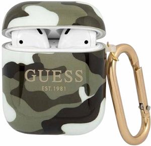 Guess Camo Fodral till AirPods 1/2 - Grön