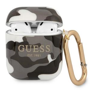 Guess Camo Fodral till AirPods 1/2 - Svart