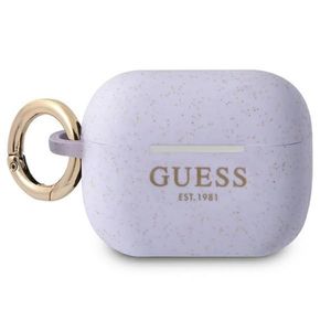 Guess Glitter Silikon Fodral till AirPods Pro - Lila