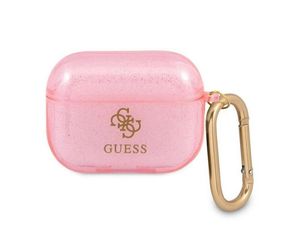 Guess Glitter Fodral till AirPods Pro - Rosa