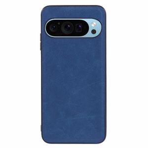 Google Pixel 10 Pro XL skal retro PU-läder (blått)