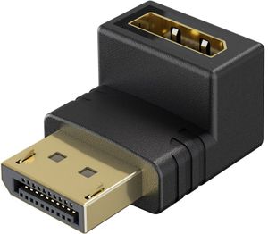 Goobay DisplayPort 90° opadvinklet adapter